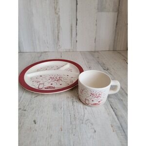Youth this is for Santa kid plate mug kitchen set‎ Xmas home decor cup
